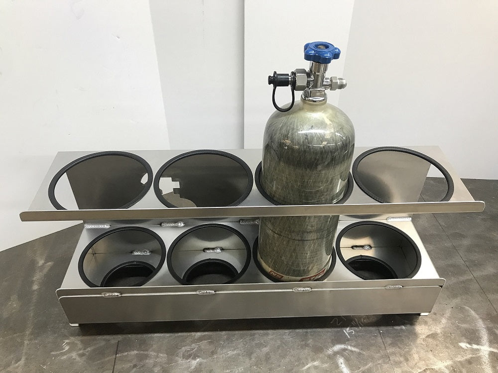 Co2 Bottle Rack Nitrous Bottle Racks for Carbon Fiber Bottles – MP Trailer Accessories