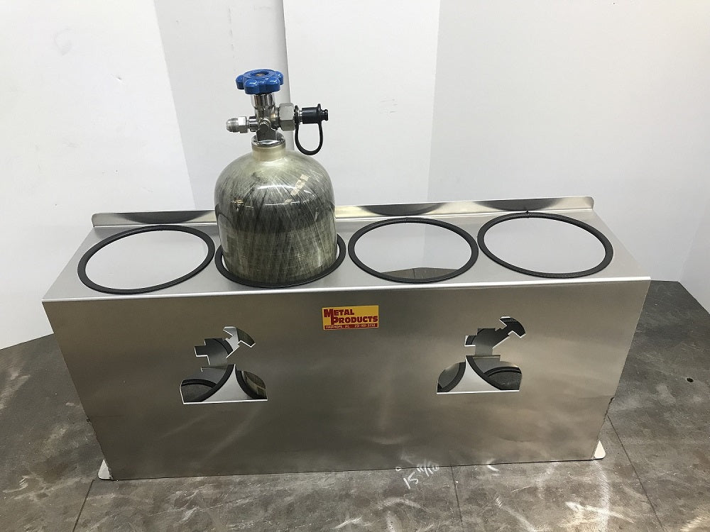 Nitrous Bottle Racks for Carbon Fiber Bottles MP Trailer Accessories