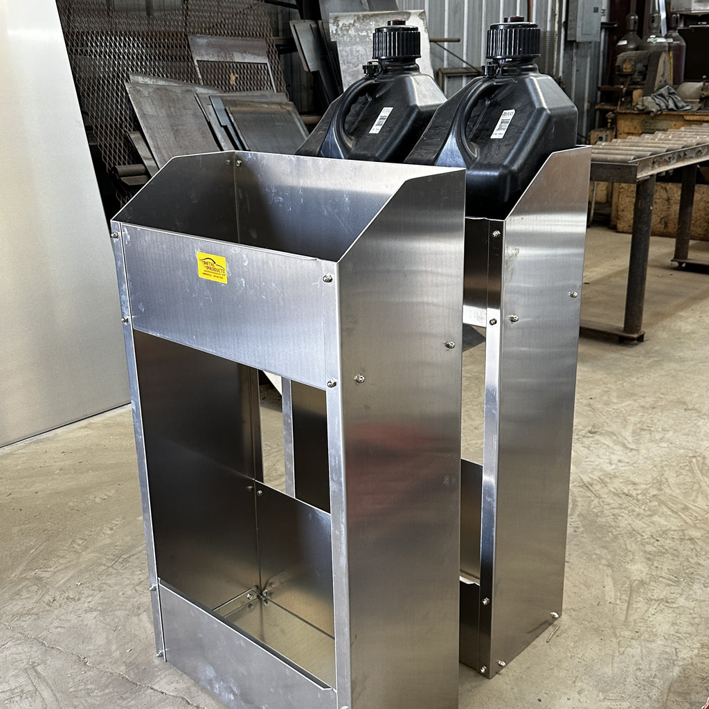Fuel Jug Rack, Stacked – MP Trailer Accessories